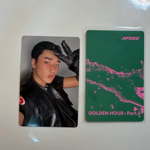 [BUNJANG] Ateez San Photocard Golden Hour POCA ALBUM / 에이티즈 산 포토카드 pocaalbum