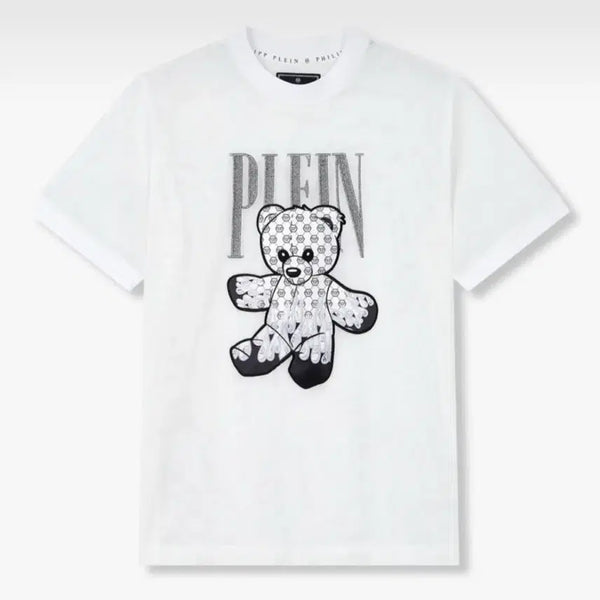 [BUNJANG] Philipp Plein Men's Mesh Teddy T-Shirt / 필플 메쉬 테디 티셔츠(남성용)