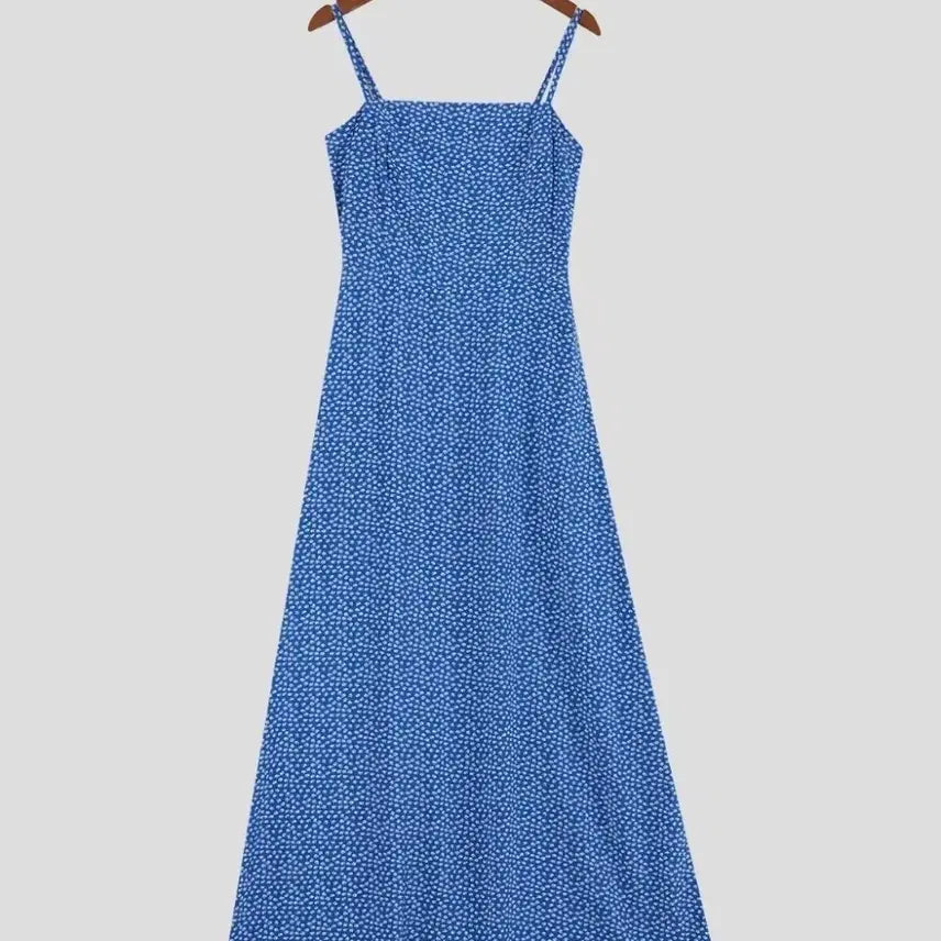 [BUNJANG] Edmore Smoke Flower Cami Maxi Dress / 에드모어 스모크 플라워 나시 롱원피스