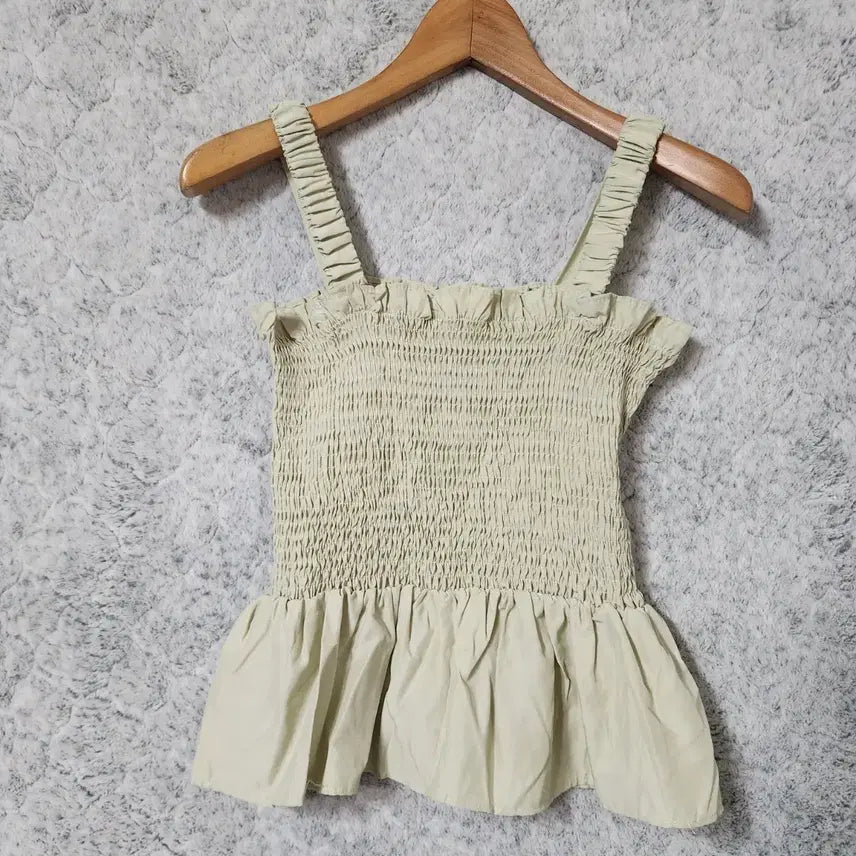 [BUNJANG] Women's Sleeveless Bustier Blouse / 40C [F] 뷔스티에 나시 블라우스