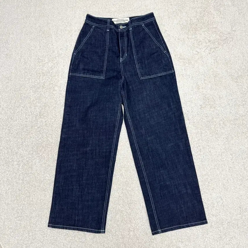 [BUNJANG] Blue Wash Outpocket Jeans (Okayama Fabric) M / 블루워시 아웃포켓 청바지 M (오카야마 원단)