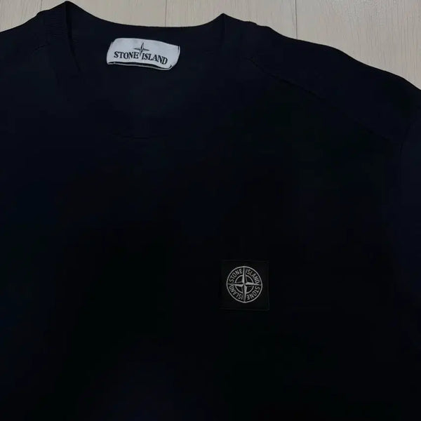 [BUNJANG] Stone Island Logo T-Shirt Navy / 스톤아일랜드 반팔 로고티셔츠