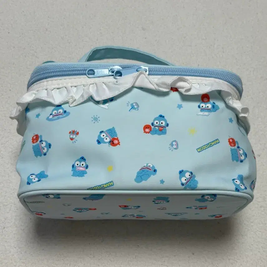 [BUNJANG] Sanrio Hangyodon Frill Cosmetic Pouch / [새상품] 산리오 한교동 프릴 화장품 파우치