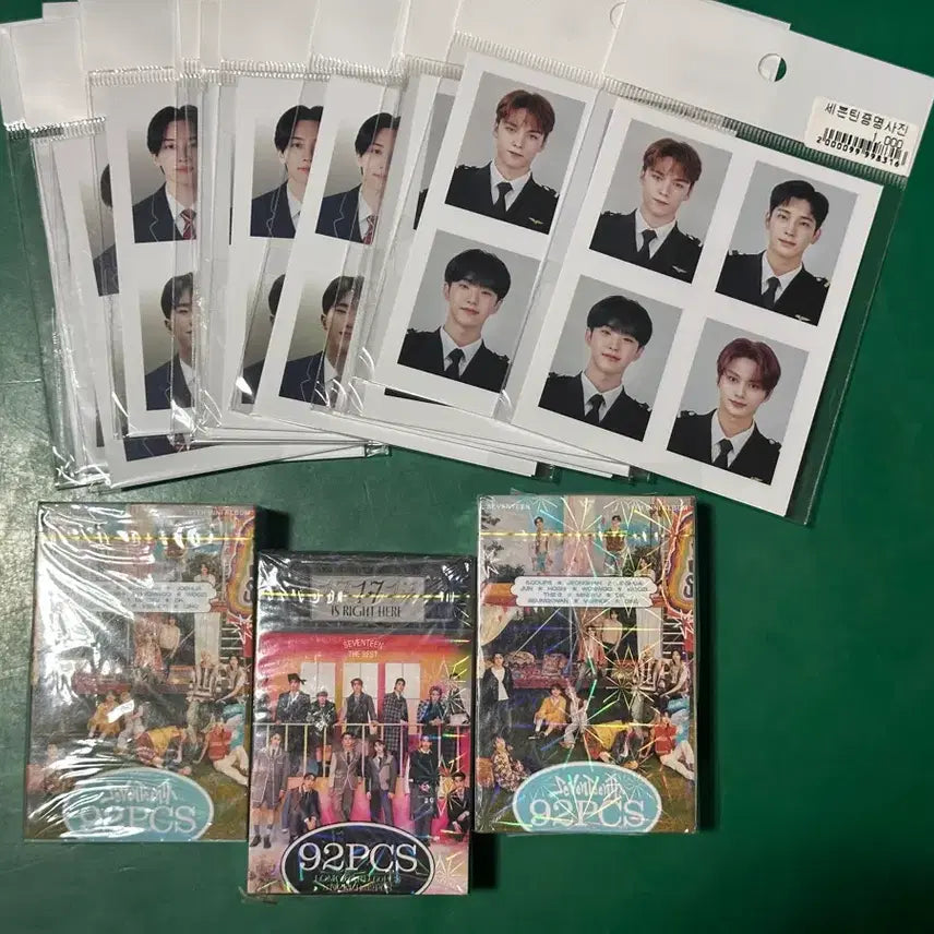 [BUNJANG] Seventeen 92-Piece ID Photo & Album Photocard Set / 세븐틴 증명사진 92장 앨범 포토카드