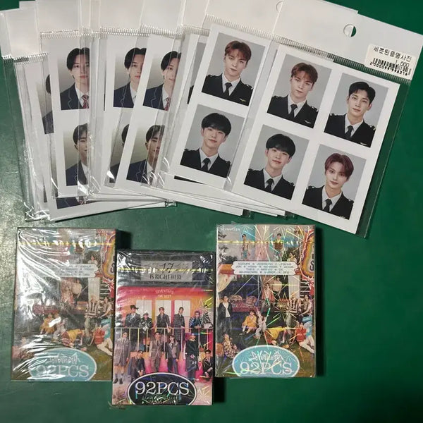 [BUNJANG] Seventeen 92-Piece ID Photo & Album Photocard Set / 세븐틴 증명사진 92장 앨범 포토카드