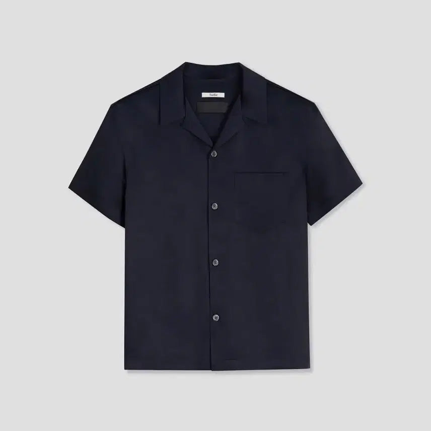 [BUNJANG] Tyler Rivera Satin Shirt Ink Navy / 타일레 리비에라 새틴 셔츠 잉크네이비 2