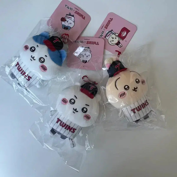 [BUNJANG] LG Twins X Monjajakwi Collaboration Keychain Set / LG 트윈스X먼작귀 새상품 키링3종 일괄판매