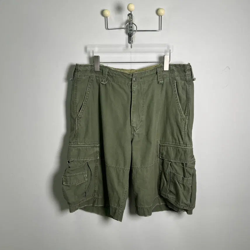 [BUNJANG] Abercrombie & Fitch Y2K Vintage Military Cargo Shorts / 아베크롬비 Y2K 빈티지 밀리터리 카고 반바지 34