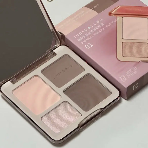 [BUNJANG] JudyDoll Highlighter Shading Palette No. 1 / 정품) 주디돌 하이라이터 쉐딩 팔레트 1호