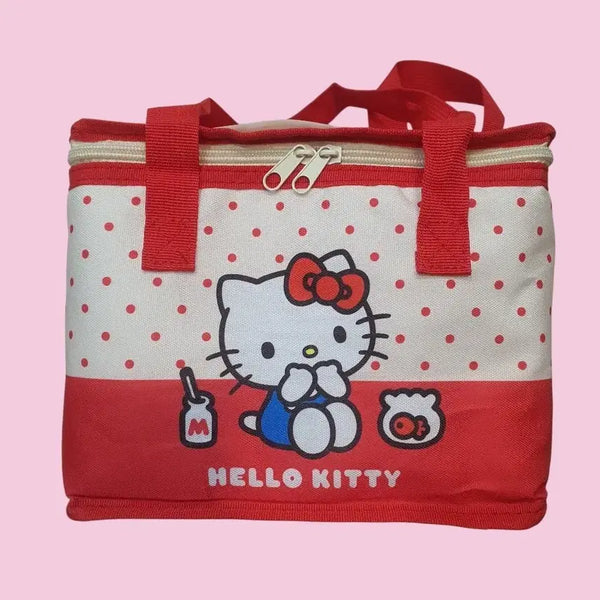 [BUNJANG] Hand Soap Hello Kitty Cooler Bag Set - Red / 아이깨끗해 헬로키티 보냉백 레드 본품250mlx2 리필200mlx4
