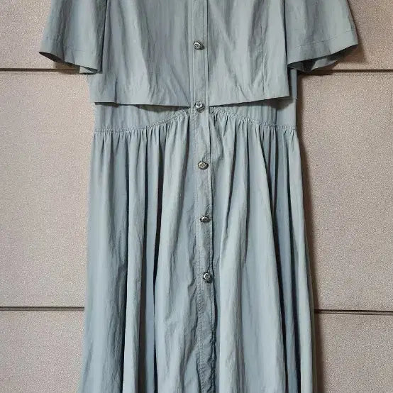 [BUNJANG] BestiBelli Mint Shirt Dress / 베스티벨리 셔츠 원피스 민트색 55