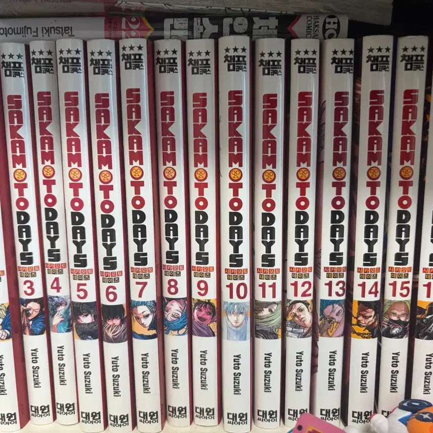 [BUNJANG] Sakamoto Days Manga (Volumes 1-17, includes First Edition) / 사카모토 데이즈 만화책 초판 포함 (1~17권)