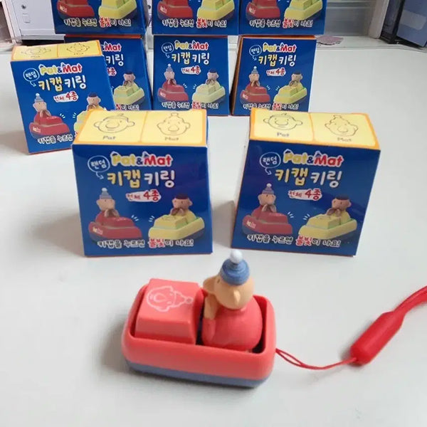 [BUNJANG] Fat & Matt LED Keycap Keyring (Sealed) / (미개봉 새상품) 팻&맷 led키캡 키링