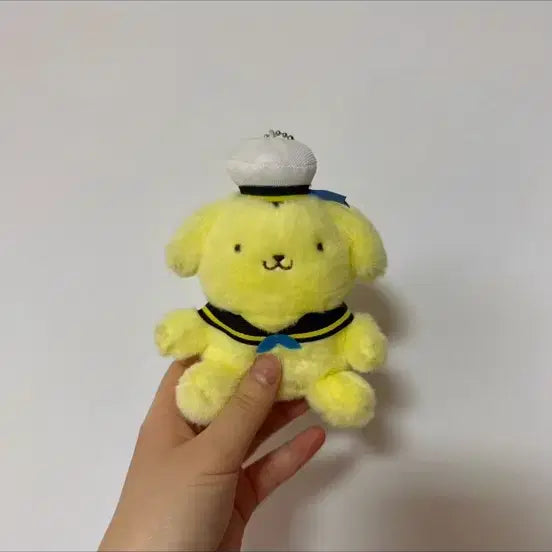 [BUNJANG] Sanrio Pompompurin Limited Edition Marine Sailor Doll Mascot / 한정판) 산리오 폼폼푸린 고전 레어 마린 세일러 선원복 인형 마스코트