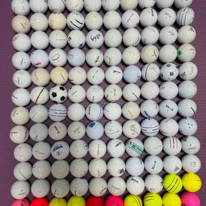 [BUNJANG] B-Grade Used Golf Balls - 140 Count / B급 로스트볼 140개
