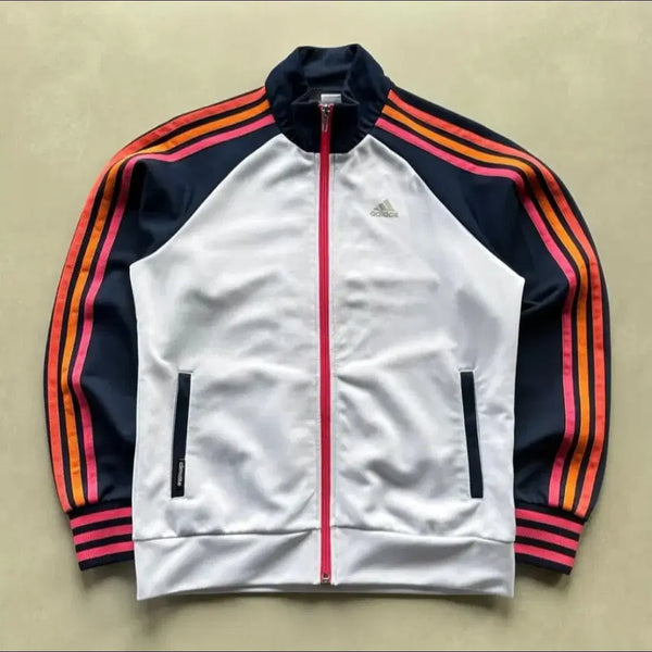 [BUNJANG] Adidas White Color Block Track Top / 아디다스 화이트 져지 트랙탑 y2k 대장