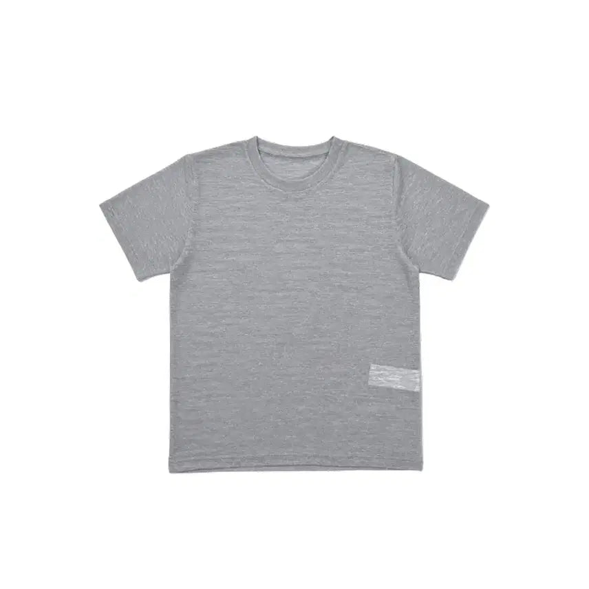 [BUNJANG] Matin Kim Sheer Short Sleeve T-Shirt (Gray) / 마뗑킴 시스루 반팔 티셔츠