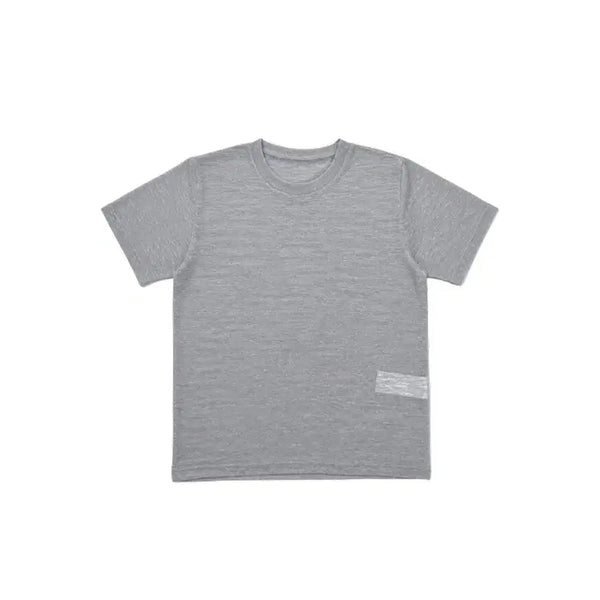 [BUNJANG] Matin Kim Sheer Short Sleeve T-Shirt (Gray) / 마뗑킴 시스루 반팔 티셔츠