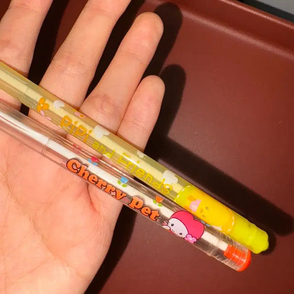 [BUNJANG] Young Art Cherrypet Pipi Ballpoint Pen Set / 고전문구 영아트 체리펫 피피 볼펜 세트