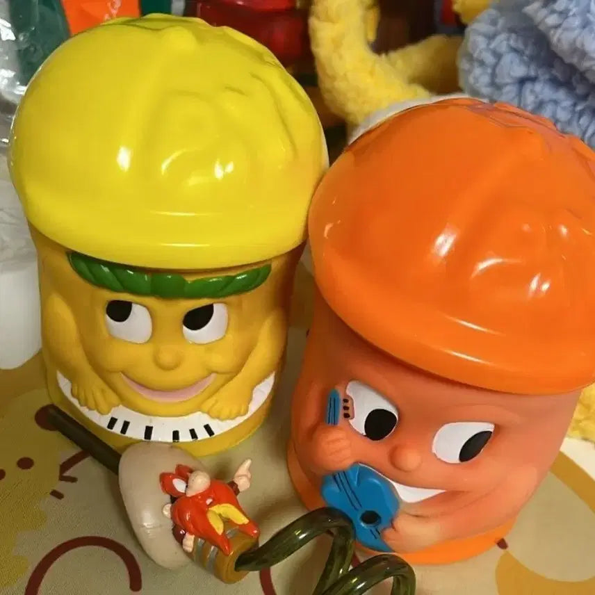 [BUNJANG] Lemon & Orange Character Cup Set / 세트 레몬 오렌지 컵세트