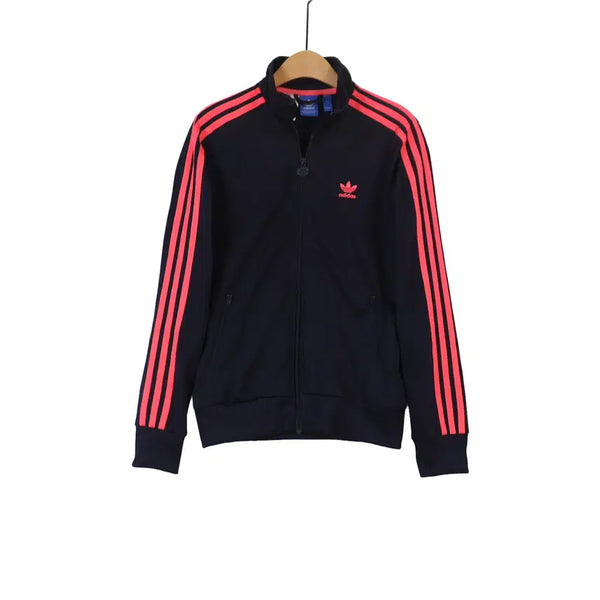 [BUNJANG] Adidas Originals Firebird Track Top Navy Pink Size 79 / adidas 오리지널 파이어버드 트랙탑 네이비 핑크 79