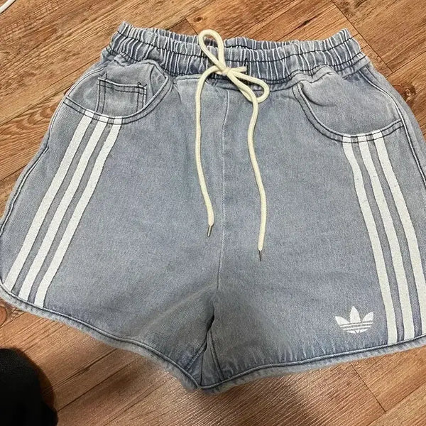 [BUNJANG] Adidas Dolphin Shorts / 아디다스 연청 돌핀 반바지