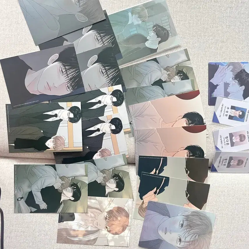 [BUNJANG] Biseul Sai Seonghyun Daon Toonique Lenticular Postcard & ID Card Set / 비밀사이 성현다온 투니크 엽서 렌티큘러 사원증