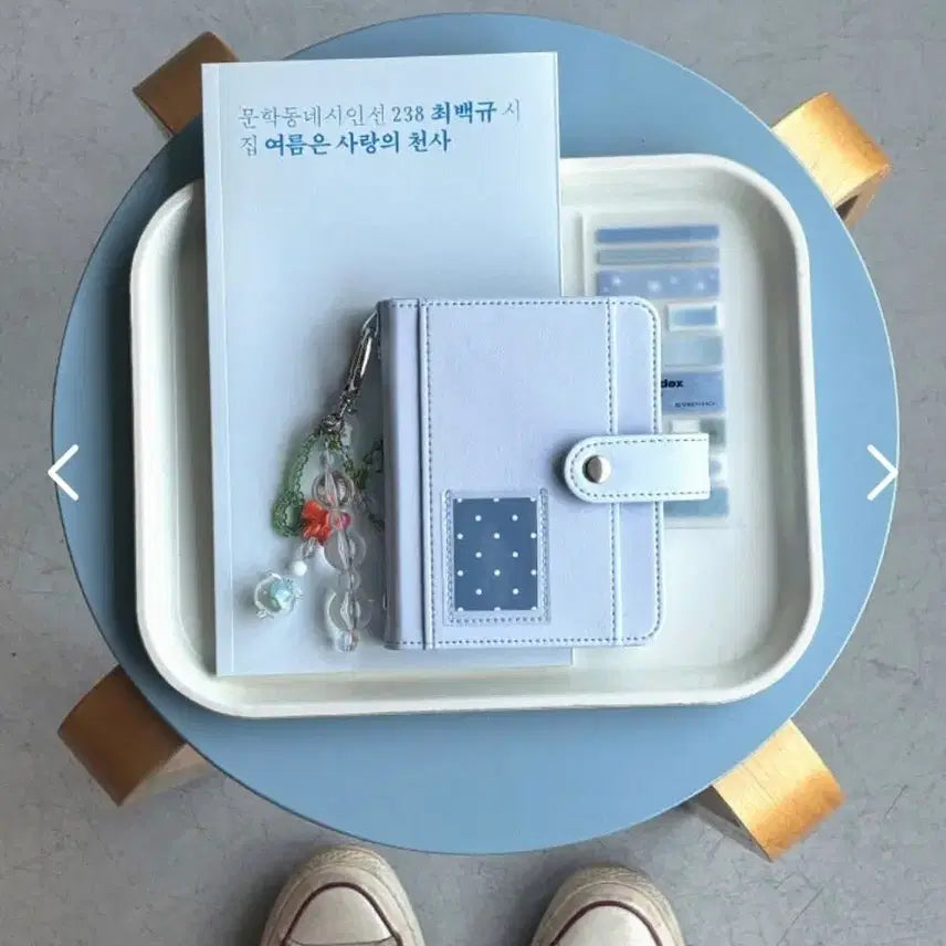 [BUNJANG] Biondi M5 A8 Satin Folio Book Light Blue / 시스템 다이어리 비온뒤 M5 A8 새틴 폴리오북 라이트 블루 판매 5공