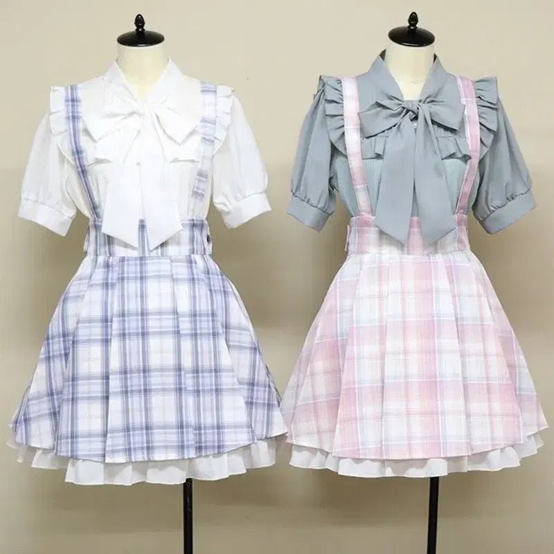 [BUNJANG] Amavel Dreaming Ribbon Bowtie Top Ivory / Amavel 아마벨 드리밍 리본 보우타이 상의 아이보리