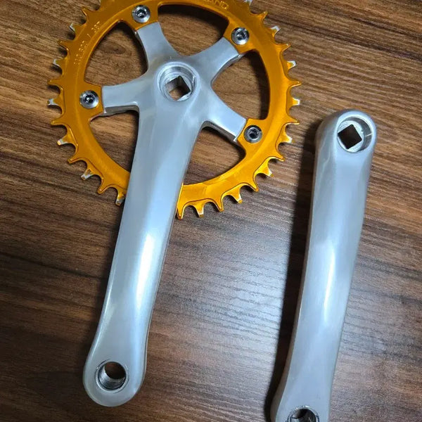 [BUNJANG] Stridsland 38T Chainring + Silver Crankset (ATB Recommended) / stridsland 38t체인링+ 실버크랭크( atb추천)