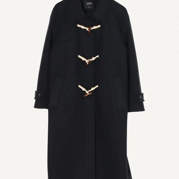 [BUNJANG] Mixxo Navy Long Duffle Coat S / 미쏘 떡볶이 더플 롱 코트 네이비 S