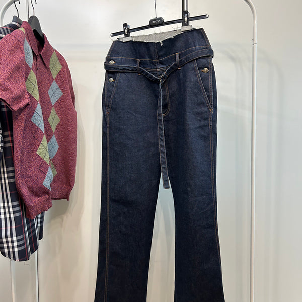 [BUNJANG] Maison Margiela Off-Over Flared Jeans / 마르지엘라 오프 오버롤 플레어 진