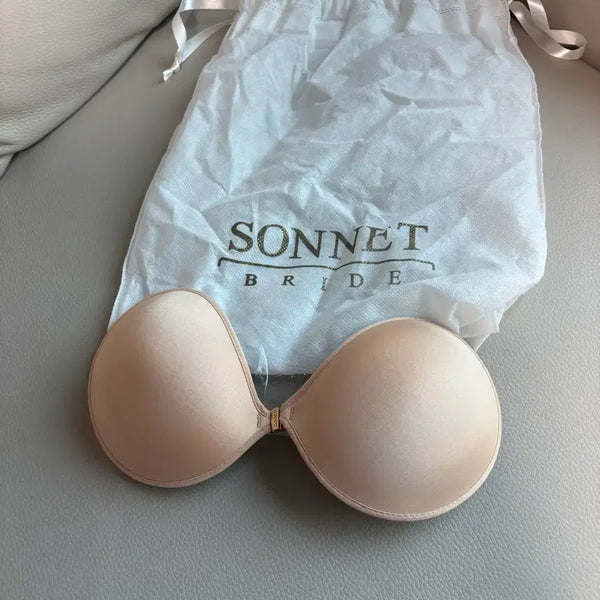 [BUNJANG] Sonnet Bride NuBra AA Cup Beige / 소네트 브라이드 웨딩브라 누브라 AA