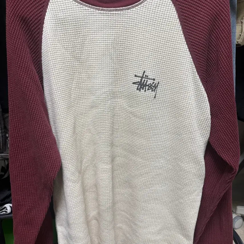 [BUNJANG] Stussy Waffle Long Sleeve Shirt / 스투시 와플 롱슬리브 판매합니다
