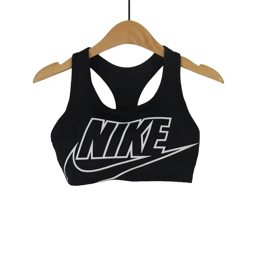 [BUNJANG] Nike Medium Support Sports Bra Black / NIKE 스포츠 브라탑 블랙 85 미디엄서포트