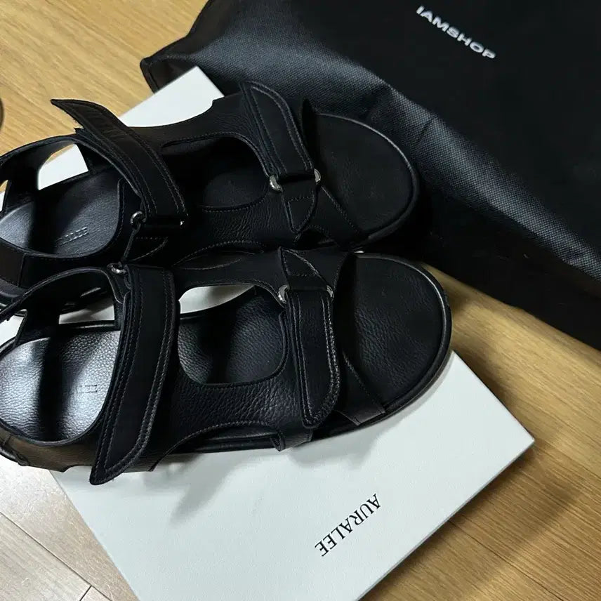 [BUNJANG] Orary Double Strap Sandals / 오라리 더블 스트랩 샌들 double strap sandals