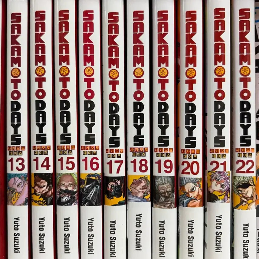 [BUNJANG] Sakakmoto Days Manga Volumes 13-22 Bundle Set / (일괄) 사카모토데이즈 만화책 13 ~ 22권
