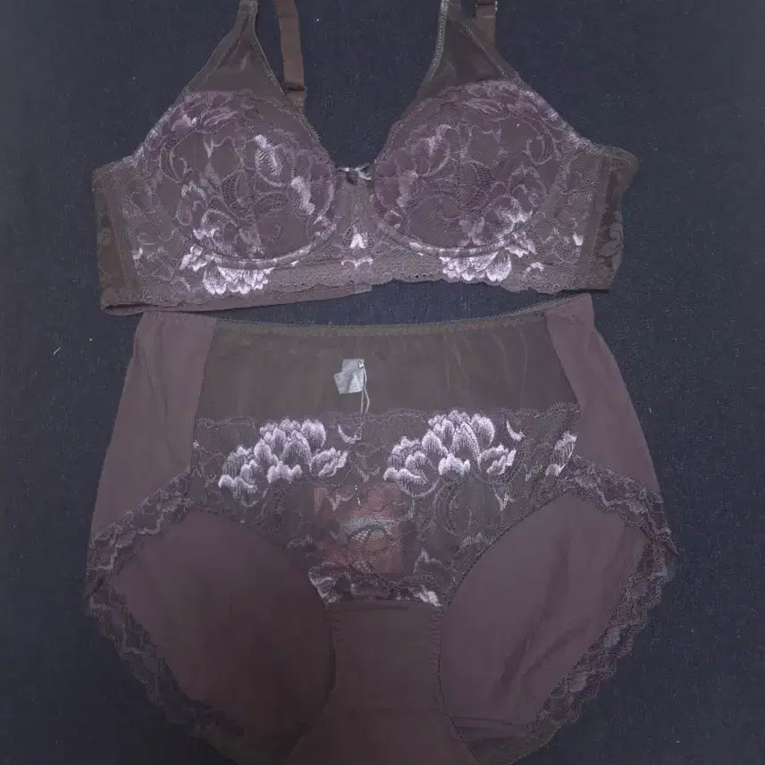 [BUNJANG] Gabrielle Peco Elegant Full Lace Wire-Free Bra & Panty Set (3-Pack Bundle) / [95B] 가브리엘페코 우아한 전체 레이스 노와이어 브라팬티 3세트 일괄