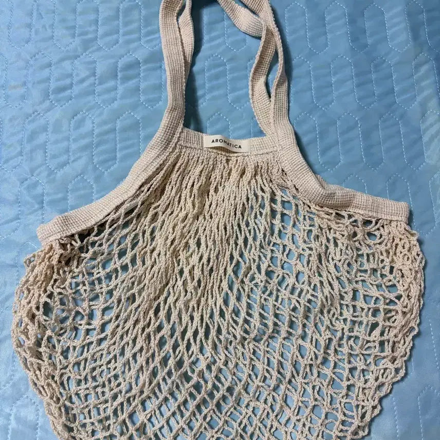 [BUNJANG] Aromatica Net Tote Bag Beige / 새상품)아로마티카 그물 토트백 네트백 그물망가방 베이지