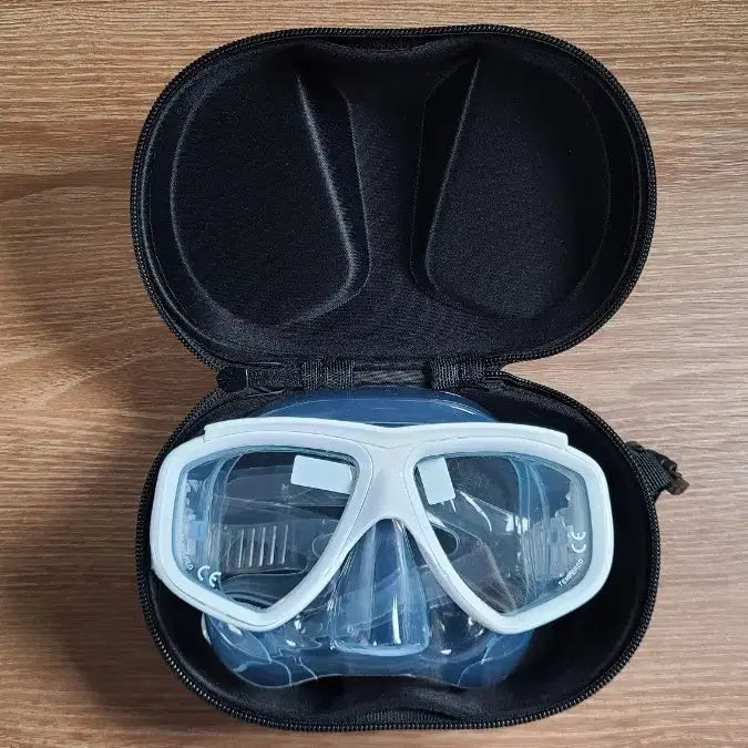 [BUNJANG] Heywater White Freediving Mask and Snorkel Set / 미사용 새상품 화이트 프리다이빙 마스크 스노클링 스쿠버다이빙 투명