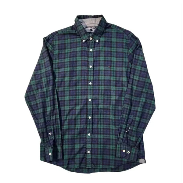 [BUNJANG] Tommy Hilfiger Checkered Shirt L / 타미힐피거 체크 셔츠 L