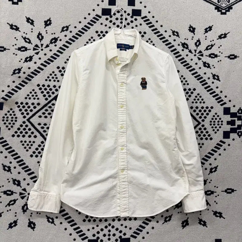 [BUNJANG] Polo Ralph Lauren Bear Slim Fit Shirt S / 폴로 랄프로렌 베어 슬림핏 셔츠 S P00397