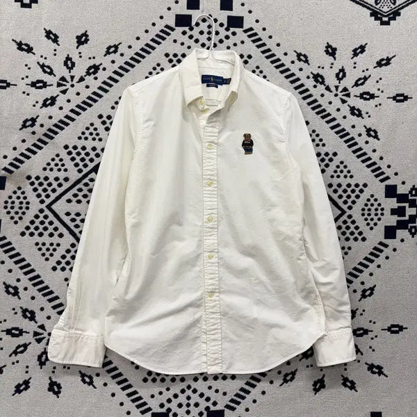 [BUNJANG] Polo Ralph Lauren Bear Slim Fit Shirt S / 폴로 랄프로렌 베어 슬림핏 셔츠 S P00397