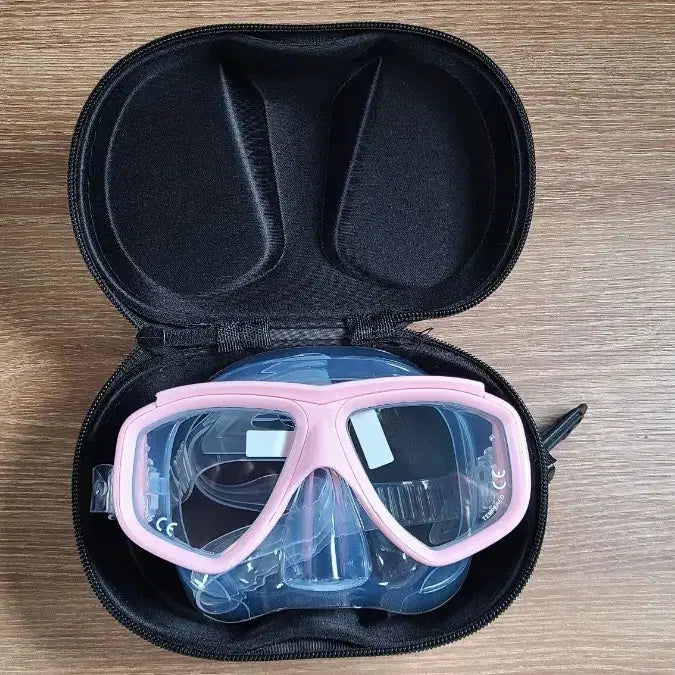 [BUNJANG] Heywater Baby Pink Freediving Snorkeling Scuba Diving Mask / 미사용 새상품 베이비핑크  프리다이빙 마스크 스노클링 스쿠버다이빙 투명