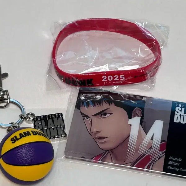 [BUNJANG] The First Slam Dunk Acrylic Block & Keyring Set / 더 퍼스트 슬램덩크 굿즈 키링, 아크릴 블록, 영화 특전