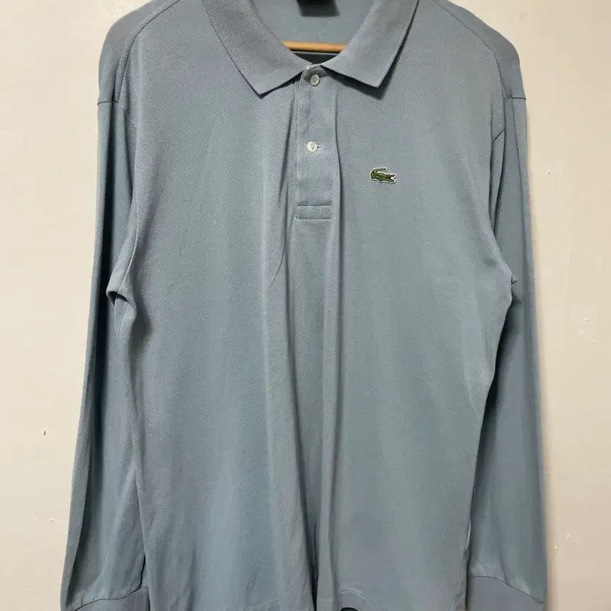 [BUNJANG] Lacoste Long Sleeve Collar T-Shirt (Size 105-110) / 105-110 라코스테 긴팔 카라티 정품