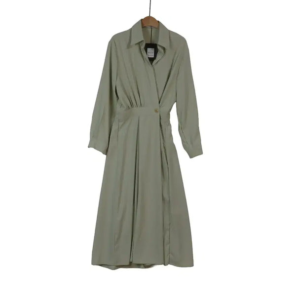 [BUNJANG] ab.plus Mint Green Long Shirt Dress / ab.plus 민트그린 롱 원피스 S 새상품 셔츠 원피스