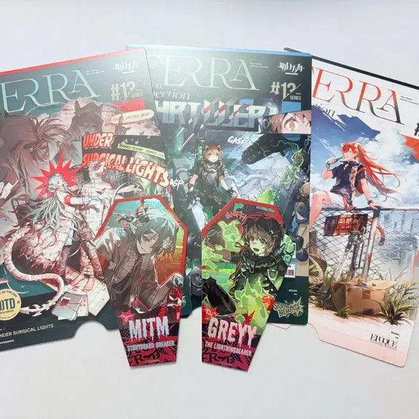 [BUNJANG] Arknights Mittens Sector Gray Windscout Halloween Postcard Set / 명일방주 미틈 이격 그레이 윈드스쿠트 할로윈 엽서 카드