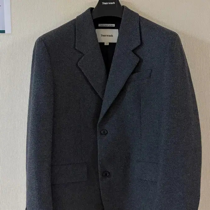 [BUNJANG] TONYWACK Wool Blazer Grey Size 48 / 토니웩 울 블레이저 그레이 48사이즈