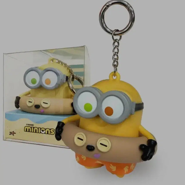 [BUNJANG] Minions Monsters Bob & Tim Color Change Keyring / 미니언즈 몬스터즈 키링 밥앤팀 컬러 체인지 굿즈